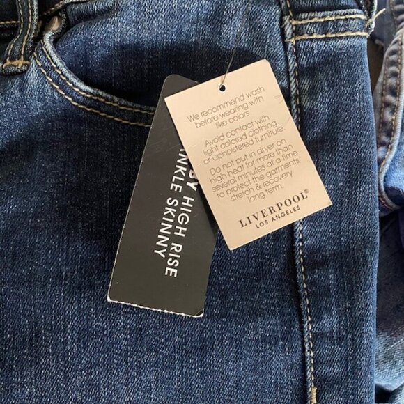 NWT Liverpool Abby High Rise Ankle Jeans 25 - Picture 4 of 5